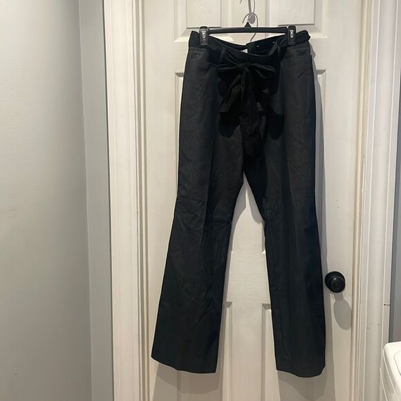 NWT Ann Taylor LOFT Julie curvy flare leg with stretch SZ 12 NEW with tags belt - Picture 1 of 15